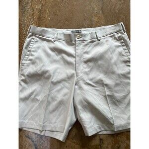 Peter Millar Crown Sport Performance Golf Shorts Men's Size 36 Khaki